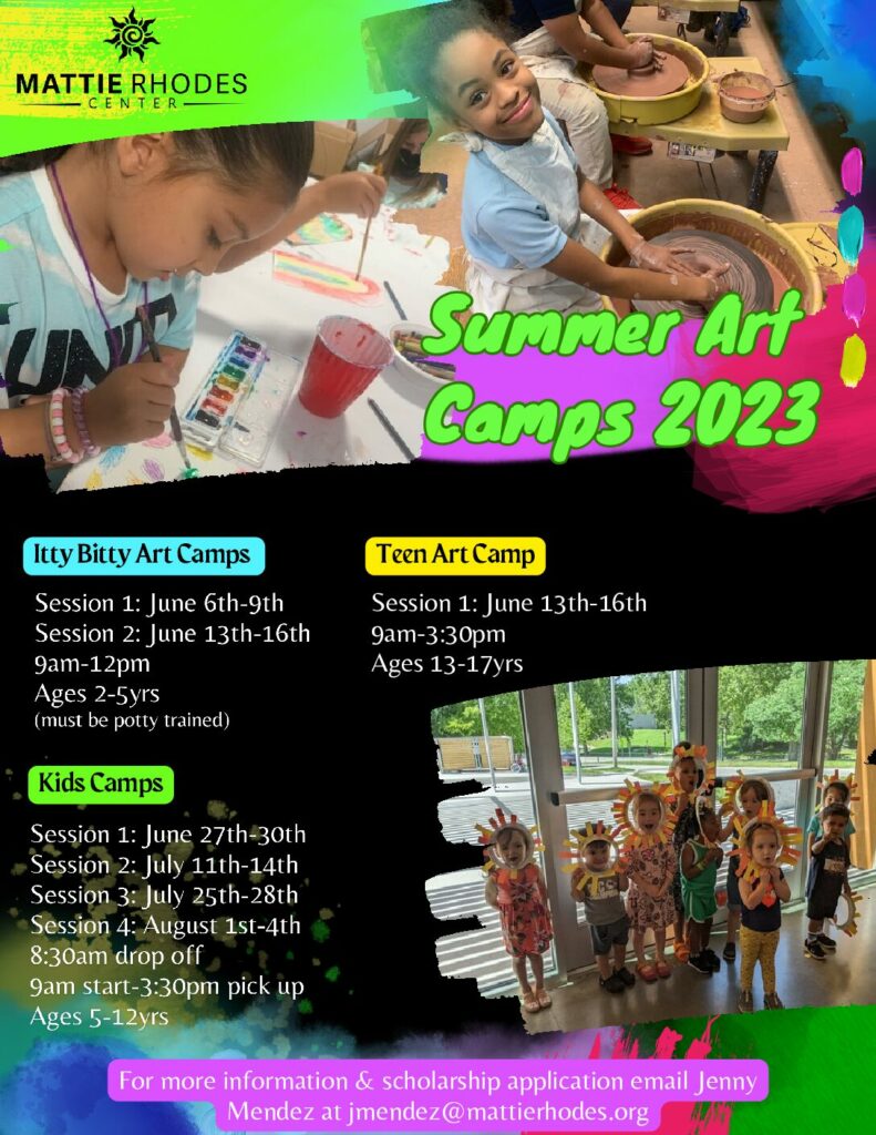 Summer Art Camps at the Mattie Rhodes Center